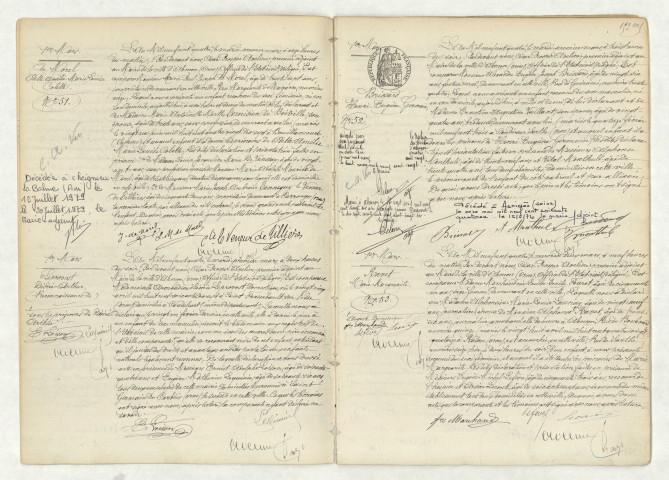 Acte de naissance de DE MOREL Odette Amélie Marie Louise Colette (1 mars 1904),reconnaissance de LEPROVOST Désiré Arthur (1 mars 1904),acte de naissance de BRISSARD Henri Eugène Germain (1 mars 1904),acte de naissance de RAVET Marie Marguerite (1 mars 1904).