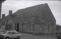 Démolition du grenier à sel, place du Plénître : films négatifs monochrome.