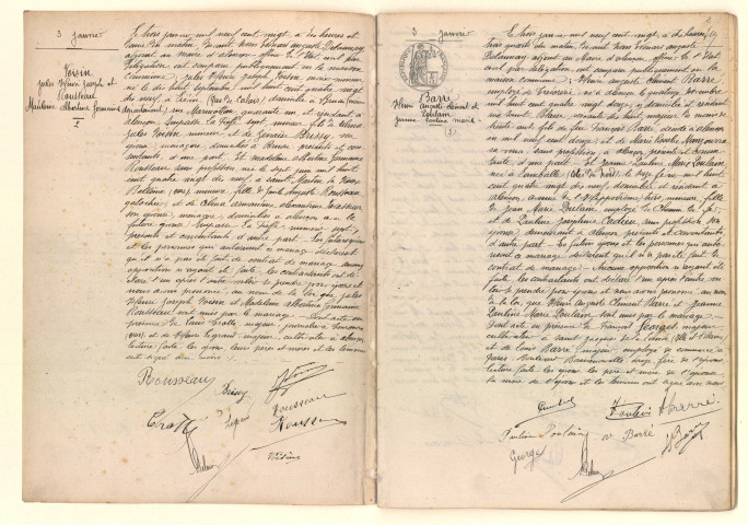 Registre des actes de mariage (1920).
