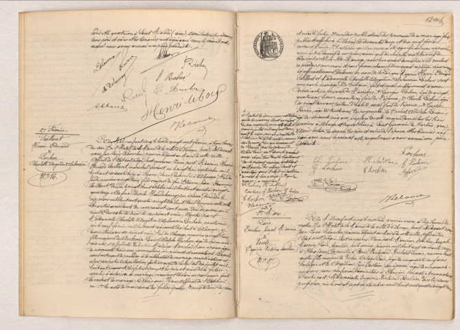 Acte de mariage de RICHER Louis Joseph Clovis et DELAUNAY Jeanne Marie (27 février 1905), acte de mariage de SAILLANT Henri Edmond et LOCHON Charlotte Angeline Alphonsine (27 février 1905), acte de mariage de LAIR Émilien Joseph Maurice et VENTE Eugénie Victorine Pauline (1er mars 1905)