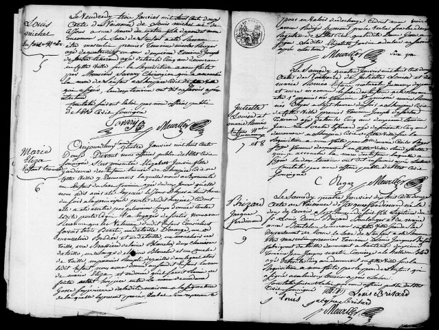 Registre des actes de naissance et adoption (1er janvier - 31 décembre 1812).