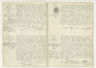 Acte de naissance de HUET Anne Marie Marguerite Louise (2 juin 1914),acte de naissance de BELLANGER Denise Hélène Suzanne (3 juin 1914),acte de naissance de GUESNE Rolande Marie Louise Léontine (5 juin 1914),acte de naissance de POTTIER Odette Georgette (6 juin 1914).