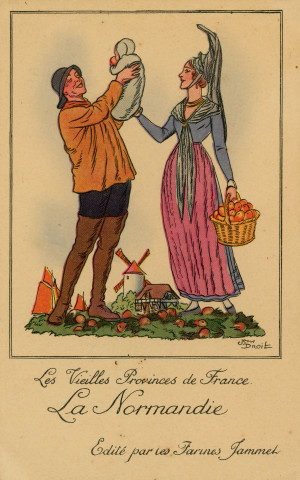 Commerces, articles publicitaires Chocolat Guérin, biscuits Lefèvre-utile, lampes Philips, dragées de Verdun, source Lagoutte Saint. Yorre , les Farines Jammet, les grands vins F. Sénéclauze, collection particulière Nicole Renard, don 2005.