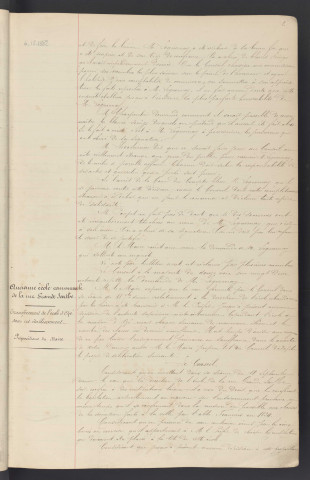 Registre des délibérations du conseil municipal (06 décembre 1882 - 29 juin 1887)