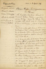 Rivière de la Briante, règlement d'eau sur la retenue des eaux du Moulin des Châtelets : arrêté, correspondance.