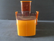 Haut Robot râpe orange (plastique, métal), (don de l'association Moulinex Jean Mantelet), AMA