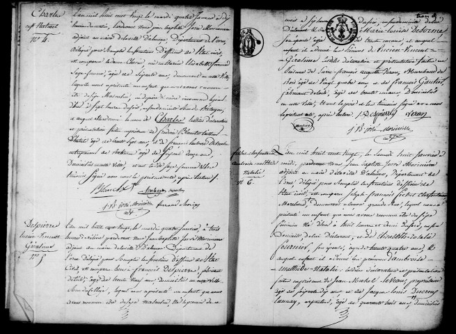 Registre des actes de naissance et adoption (1er janvier - 31 décembre 1820).
