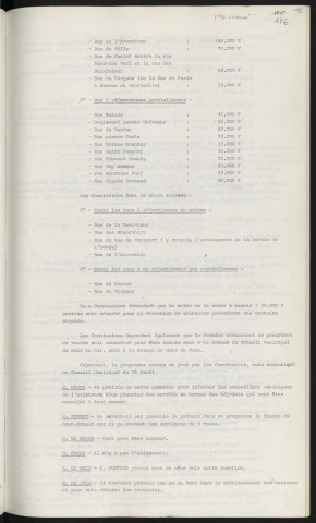 Acquisition de l'immeuble Mme FAGNOU rue des filles Sainte Claire, cadastré section BV n°165, maitre TILLY.