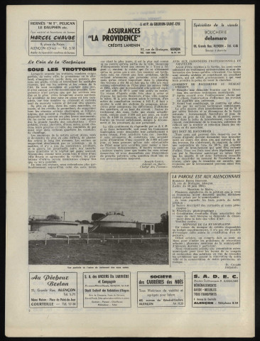 Cité des Ducs, bulletin municipal officiel de la Ville d'Alençon n°2 (octobre 1965).