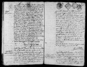 Acte de naissance de CHESNEL René Pierre (27 octobre 1794),acte de naissance de GAUCHERIN Marie Adélaïde (27 octobre 1794),acte de naissance de LECONTE Jean Baptiste Eugène (27 octobre 1794).