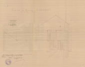 permis de construire n°29, Construction d'une maison d'habitation Rue Tilly Alençon, (date de décision : 1935), (auteur du projet, architecte : HENRIET (propriétaire et entrepreneur)).