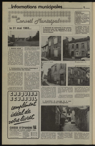 Alençon Notre Cité, journal d'information municipale et districale n°61 (juillet 1983).