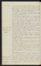 Cimetière Saint-Léonard, agrandissement, expropriation de terrain, transaction : Rapport. Trottoirs rue du Boulevard, dallages en ciment : Rapport. Hôpital mixte d'Alençon, traitement des malades militaires, Appendice à la convention du 1er juillet 1890 : Communication