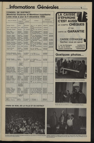 Alençon Notre Cité, journal d'information municipale et districale n°37 (janvier 1981).