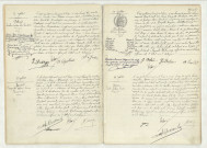 Acte de naissance de DESLOGES Madeleine Ernestine Alice Paulette (7 juillet 1913),reconnaissance de MORVANT Raymond Henri Louis (8 juillet 1913),acte de naissance de BREBION Renée Georgette (10 juillet 1913),reconnaissance de YVON Emile Gaston Louis (11 juillet 1913)
