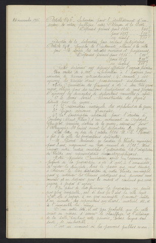 Budget de la ville pour 1917, rapport