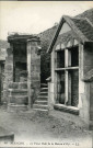 Alençon, le Vieux Puits de la Maison d'Ozé, carte postale ancienne noir et blanc n°40, photographe éditeur LL Lévy Fils et Cie., sd, (9x14), collection particulière Maryvonne Thoréton, AMA.