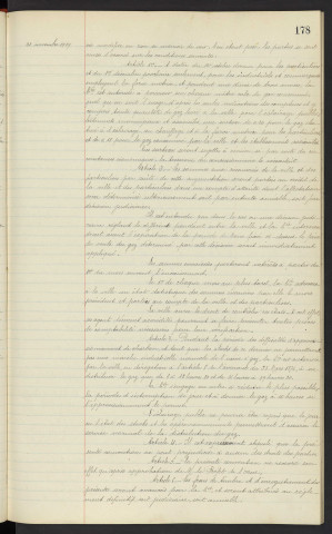 Eclairage au gaz et éclairage électrique, projet d'avenants