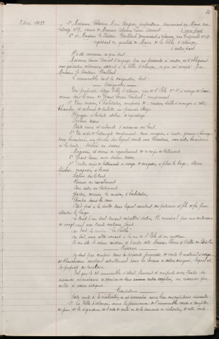 Registre des délibérations du conseil municipal (03 mai 1933 - 21 juin 1935).