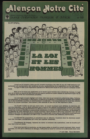 Alençon Notre Cité, journal d'information municipale et districale n°59 (mai 1983).