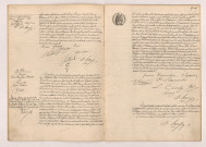 Acte de mariage de COÏC Corentin veuf de CHARLES et GUERET Renée Marie Célestine (28 Décembre 1908), QUIRRION Pierre Félix Marie François et PARMENTIER Jeanne Victoria (29 Décembre 1908).