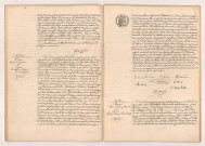 Transcription d'un jugement de divorce de CHALME et SAUVAT (20 Juin 1907), Acte de mariage de MARIE Marcel Eugène et OGER Constance Désirée veuve DESHAYES (21 Juin 1907), CHANUT Paul Julien Joseph et JOUIN Maie louise Bernadette ( 22 Juin 1907).