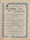 Fête nationale 14 juillet 1901 : affiche Imprimerie Albert Manier, (85x124).