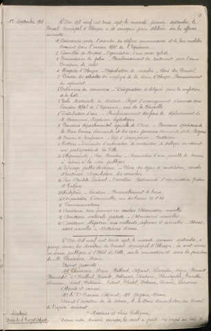 Registre des délibérations du conseil municipal (05 juillet 1937 - 25 septembre 1940).