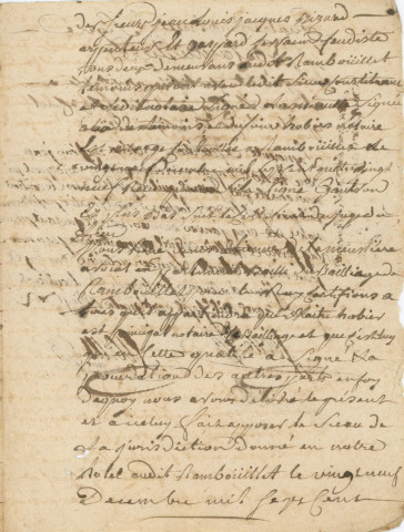Acte de procuration donné à Pierre Jacques Alix par son frère Claude Joseph Alix (29 décembre 1789 - 30 août 1790) pour la vente de la maison sise 45-47 rue Cazault au sieur Desroches Duparc.