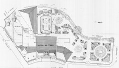 Square de La Sicotière, agrandissement, vue en plan (Jean-Luc Jourdan, éch.1/100, n°776b)