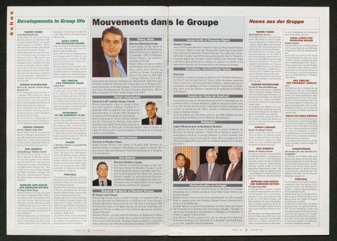 Le Point de rencontre Moulinex n°73 ( premier trimestre 1996)
