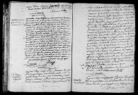 Acte de naissance de TOUTAIN Marie Alexandrine Valérie (12 décembre 1795),acte de naissance de LECHAT Marie Françoise Marine (12 décembre 1795),acte de naissance de BIDOU Jacques Auguste (13 décembre 1795),acte de naissance de CHAMBAY René François (16 décembre 1795).