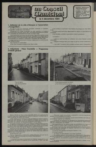 Alençon Notre Cité, journal d'information municipale et districale n°75 (janvier 1985).