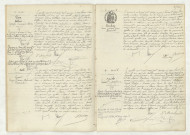 Acte de naissance de DUC COLLIER Joseph François Clovis (4 avril 1915), reconnaissance de GERARD Roger Arsène Alphonse (6 avril 1915), reconnaissance de DRUBAY Louis Jacques Jean (6 avril 1915), acte de naissance de JACOBS Louise Joséphine (4 avril 1915)