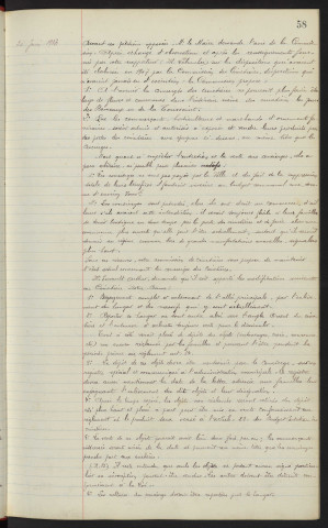 Cimetières d'Alençon, modifications aux règlements