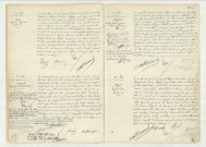 Reconnaissance de LEROY Yvonne Germaine (23 mai 1913),acte de naissance de AUGEARD Georges Alexandre Céleste (24 mai 1913),acte de naissance de HALLIER Andrée Louise Yvonne enfant posthume (23 mai 1913),reconnaissance de HUET Emile Louis (26 mai 1913)