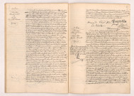 Acte de mariage de CHAPLAIN Florent Albert et VENOT Armande Anna (30 mai 1907), CARREAU Florent Lucien et LEQUILLEUC Jeanne Marthe (31 mai 1907).