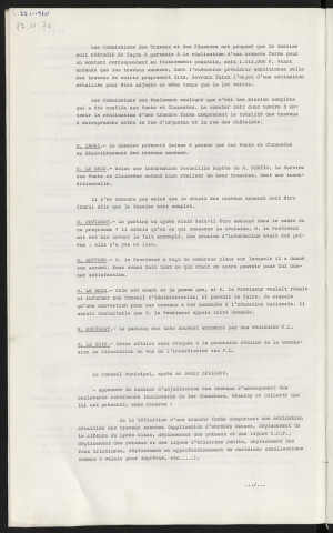 Voirie, boulevard extérieurs Nord, Nord-Ouest, dossier d'adjudication.