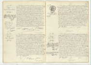 Acte de naissance de VIEL Emilienne Eugénie Juliette (19 septembre 1906), acte de naissance de VIVET Renée Georgette (21 septembre 1906), acte de naissance de TRIGOLET Louise Odette Paula enfant posthume (21 septembre 1906), acte de naissance de VOISIN Jeanne Marie (23 septembre 1906).