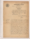 Transcription d'un arrêt de divorce de DUPONT Albert Jules et MARAIS Jeanne Antoinette (05 janvier 1910).