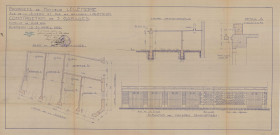 permis de construire n°11, Construction de 5 garages Rue de la Juiverie, rue des Granges Alençon, (date de décision : 1933), (auteur du projet, architecte : MEZEN Albert).