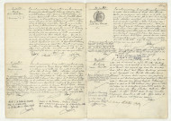 Reconnaissance de MAITRE Henri Charles Roger (12 juillet 1912),acte de naissance de POTTIER Georges Auguste (15 juillet 1912),acte de naissance de MOULIN Marthe Marie Henriette (14 juillet 1912),acte de naissance de MONTEOCQ Jeanne Henriette (14 juillet 1912).