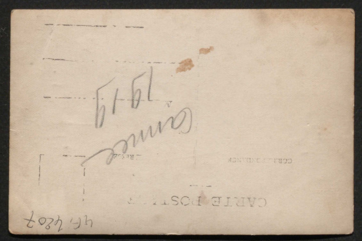 Boutique, carte photo semi-moderne, DR, (date cliché : 1919), (cm x cm), acquisition 2025, AMA.