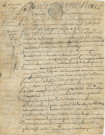 Contrat de vente entre le Sieur Claude Allix et Jean Desroches, d'une partie de la maison sise 45-47 rue Cazault (5 janvier 1790).
