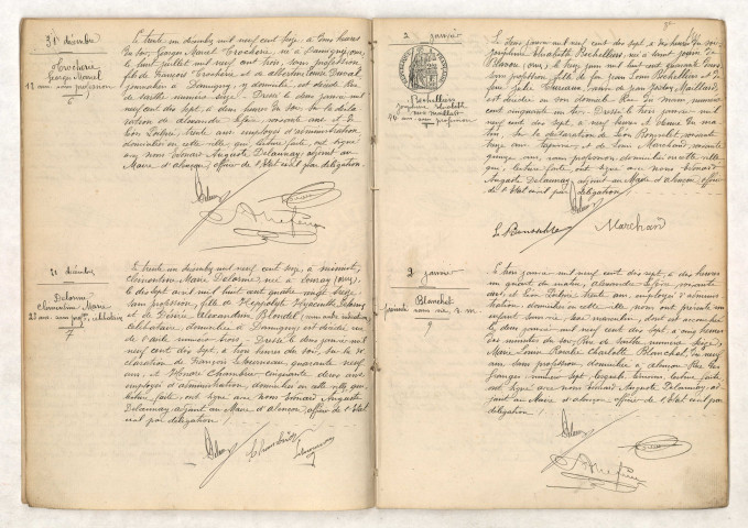 Registre des actes de décès (1917).