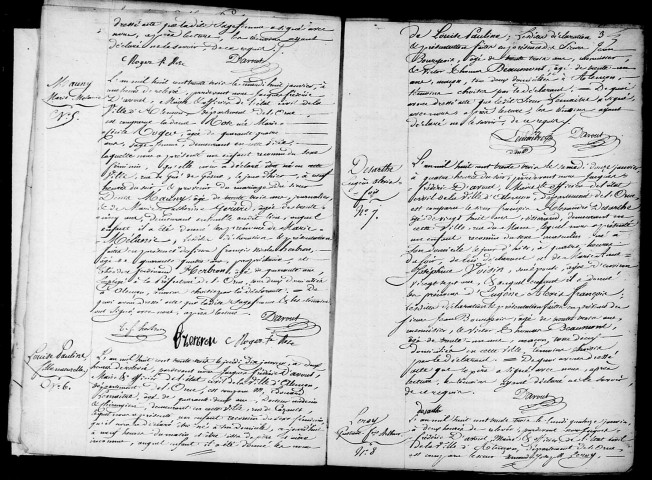 Registre des actes de naissance et adoption (1833).