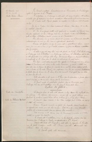 Registre des délibérations du conseil municipal (22 décembre 1906 - 08 décembre 1909)