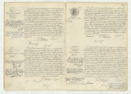 Acte de naissance de FIRMIN Eugène Gaston Constant enfant jumeau (1 juin 1905),acte de naissance de PERRIN Marcelle Marguerite Lucienne Marie (6 juin 1905),acte de naissance de LESAULE Gaston Henri René (13 juin 1905),acte de naissance de NICOUX André François (19 juin 1905).