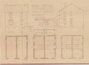 permis de construire n°11, Construction de 2 maisons d'habitation Boulevard Mézeray Alençon, (date de décision : 1936), (auteur du projet, architecte : MERCIER Robert).