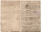 Paroisse Notre-Dame, registre des inhumations (3 avril 1658 - 13 juillet 1669).